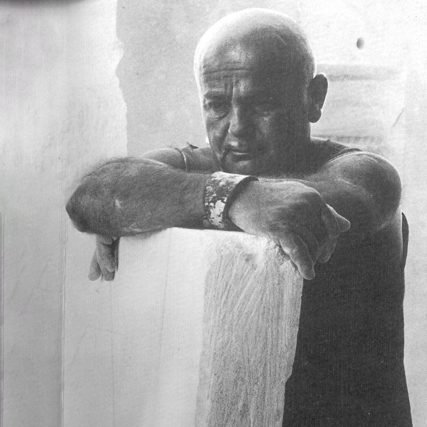 Portret al lui George Apostu, Paris, 1986